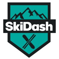 SkiDash Logo. Ski and snowboard cleaning and repair